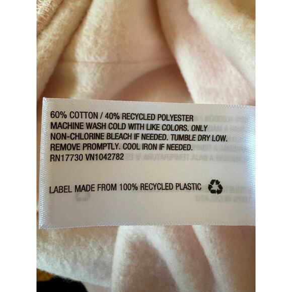 quarter zip pullover sweatshirt kangaroo pocket size xl Pink - Picture 8 of 9